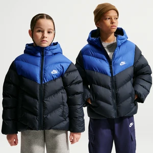 Kurtka puchowa o luźnym kroju dla dużych dzieci Therma-Fit Nike All Day Play - Niebieski