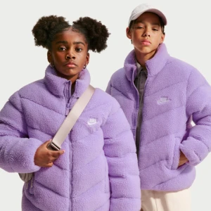 Kurtka puchowa o luźnym kroju dla dużych dzieci Therma-FIT Nike - Fiolet