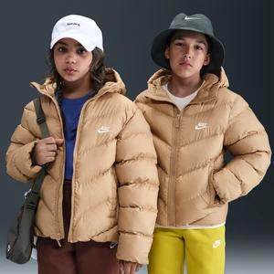 Kurtka puchowa o luźnym kroju dla dużych dzieci Therma-Fit Nike Sportswear All Day Play - Brązowy