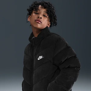 Kurtka puchowa o luźnym kroju dla dużych dzieci Therma-Fit Nike Sportswear All Day Play - Czerń