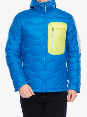 Kurtka puchowa Peak Performance Helium Utility Down Hood Jacket - bril blue/cloud/sunny adventur