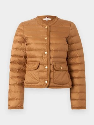 Kurtka puchowa Tommy Hilfiger brązowy