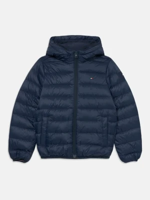 Kurtka puchowa Tommy Hilfiger granatowy