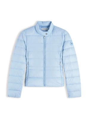 Kurtka puchowa Tommy Hilfiger jasnoniebieski