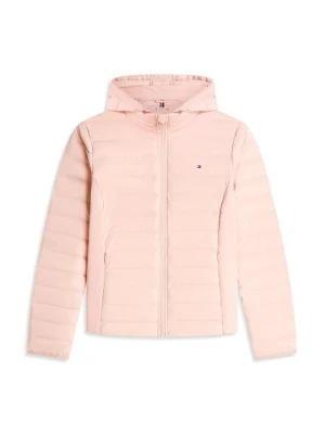Kurtka puchowa Tommy Hilfiger jasnoróżowy