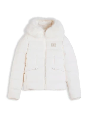 Kurtka puchowa Tommy Jeans biały