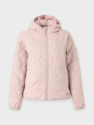 Kurtka puchowa Under Armour jasnoróżowy melanż