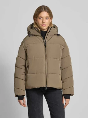 Kurtka puchowa w kroju regular fit z dwukierunkowym zamkiem błyskawicznym WITHBLACK