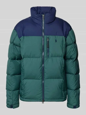 Kurtka puchowa z dwustronnym zamkiem błyskawicznym i stójką Polo Ralph Lauren