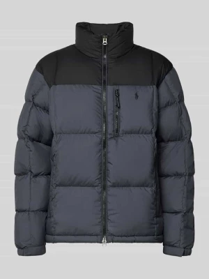 Kurtka puchowa z dwustronnym zamkiem błyskawicznym i stójką Polo Ralph Lauren