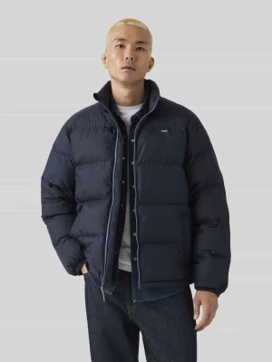 Kurtka puchowa z kołnierzem stojącym, krój regular fit Levi's Ciemnoniebieski