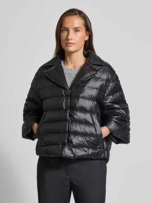 Kurtka puchowa z kołnierzem z połami LUISA CERANO