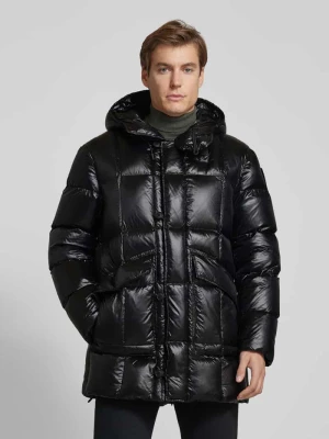 Kurtka puchowa z naszywką z logo model ‘TIVERTON’ Blauer Usa