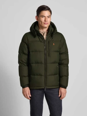 Kurtka puchowa z wyhaftowanym logo Polo Ralph Lauren