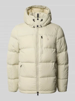 Kurtka puchowa z wyhaftowanym logo Polo Ralph Lauren