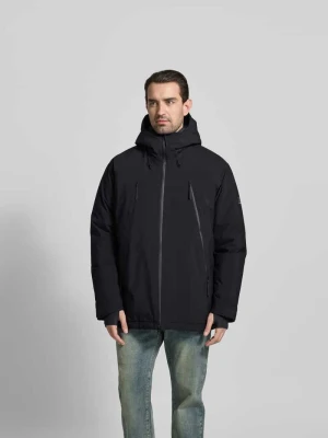 Kurtka puchowa z wypełnieniem z puchu i pierza MM6 Maison Margiela Czarny