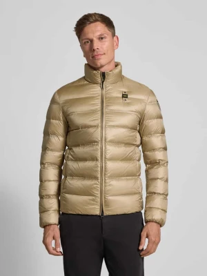 Kurtka puchowa z zamkiem błyskawicznym dwustronnym model ‘BELMONT’ Blauer Usa