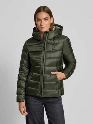 Kurtka puchowa z zamkiem błyskawicznym dwustronnym model ‘CHARME’ Blauer Usa