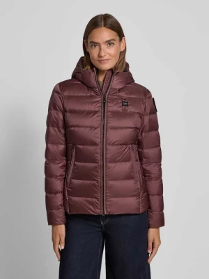 Kurtka puchowa z zamkiem błyskawicznym dwustronnym model ‘CHARME’ Blauer Usa