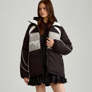 Kurtka puffer oversize z motywami ACUBI House