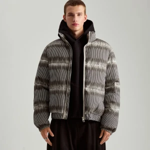 Kurtka puffer z printem all over House