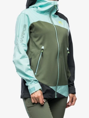 Kurtka skiturowa damska Karpos Marmolada Jacket - thyme/aqua sky/black sand