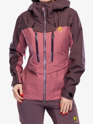 Kurtka skiturowa damska Karpos Midi Shell Jacket - deco rose/huckleberry