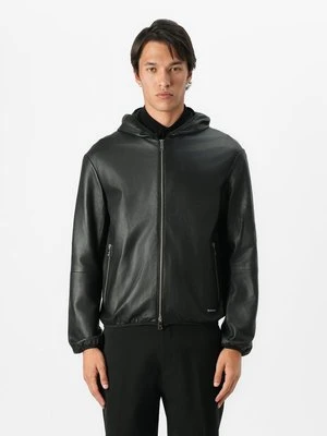 Kurtka skórzana Armani Exchange