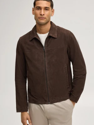 Kurtka skórzana Baks w kolorze ciemnobrązowym Joop