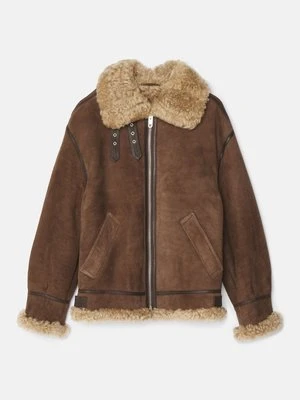 Kurtka skórzana Bally