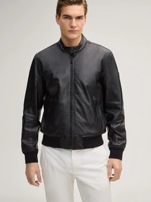 Kurtka skórzana Bamor w kolorze czarnym Joop