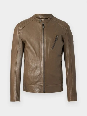 Kurtka skórzana Belstaff khaki