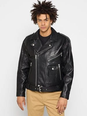 Kurtka skórzana Calvin Klein Jeans