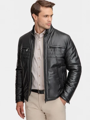 Kurtka skórzana DANIELE 01037B90GRA Giacomo Conti