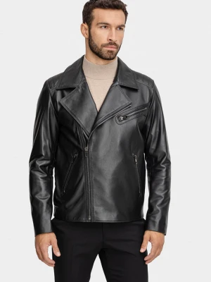 Kurtka skórzana DARIO 01034A90GSA Giacomo Conti