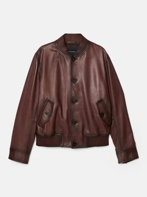 Kurtka skórzana Emporio Armani