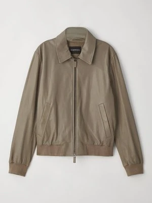 Kurtka skórzana Emporio Armani
