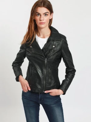 Kurtka skórzana Lee Cooper czarny