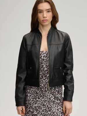Kurtka skórzana Liliana w kolorze czarnym Joop
