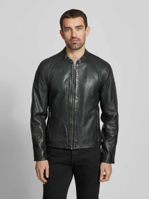 Kurtka skórzana model 'Nelsan' MAURITIUS