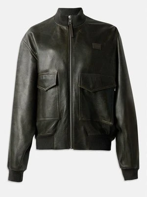 Kurtka skórzana Moschino