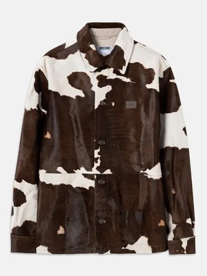 Kurtka skórzana Moschino