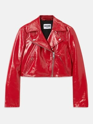 Kurtka skórzana MOSCHINO JEANS