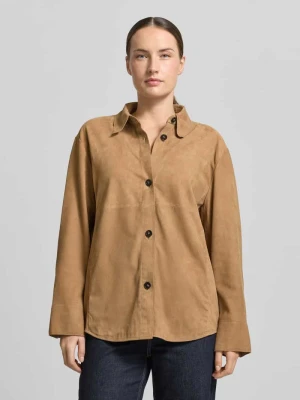 kurtka skórzana o kroju regular fit z naturalnej skóry Marc O'Polo