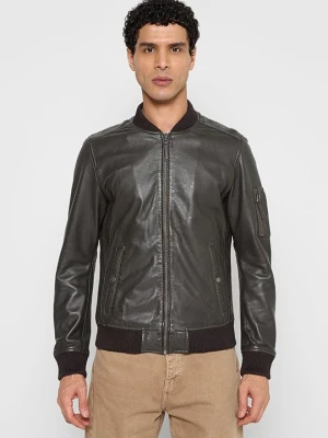 Kurtka skórzana Oakwood khaki