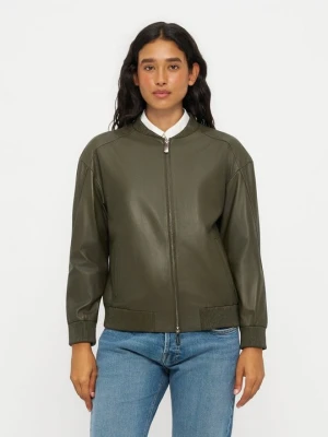 Kurtka skórzana Oakwood khaki