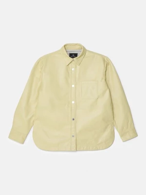 Kurtka skórzana Paul Smith jasnożółty