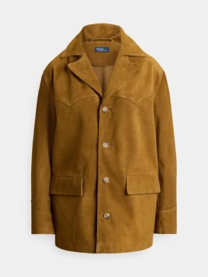 Kurtka skórzana Polo Ralph Lauren brązowy