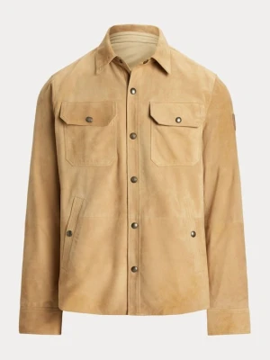 Kurtka skórzana Polo Ralph Lauren taupe