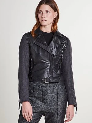 Kurtka skórzana Trussardi Jeans